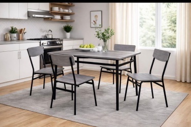 Столовый комплект 1+4 стула мод DS-2681 (ВИ)