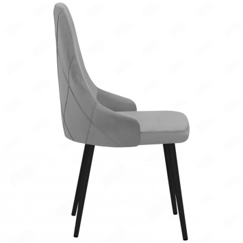 Стул Гамбург (спинка пласт.) цв.каркас гоб.stock (только Bingo/Raund) серый