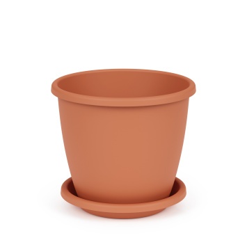 Горшок цв. "Афина" 5,5л (коричневый) (уп.12)(Альтернатива РФ)