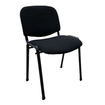 Стул Изо цв.каркас Гобелен (БЕЗ ПЛАСТ.КОРЫТО СИДУШ.) каркас черный/гобелен 11к черный