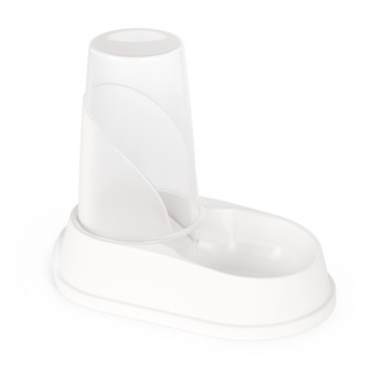 Автокормушка и автопоилка  для кошек и собак 1,5л ALTA (белый) (уп.4)  (Альтернатива РФ)