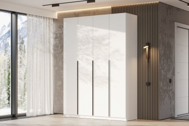 Шкаф ШК 5 (1600) (Серия 2) Белый текстурный