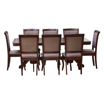 Столовый комплект 1+6 стульев мод B4 венге+темно-коричн. (Малайзия)