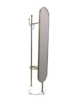 Зеркало напольное175*45 мод B-2-color-GOLDWHITE