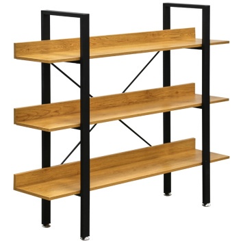 Стеллаж мод WB-22 натура/черн. (ВИ)