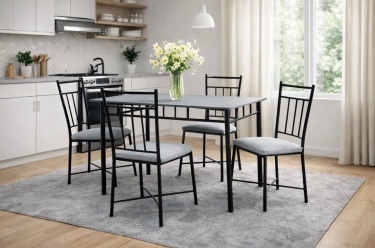 Столовый комплект 1+4 стула мод DS-2630 (ВИ)