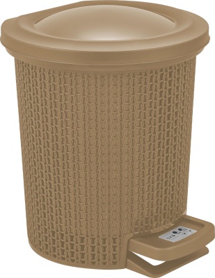 Контейнер для мусора с педалью Soul 6 л кофейный (Репаблик РФ)