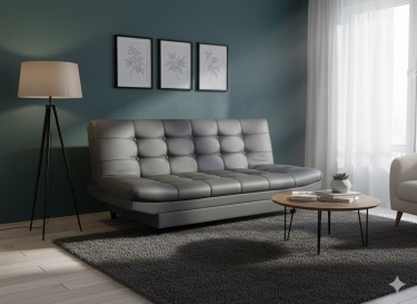 Диван Шанхай серый кзам р.1850*1000*900Н