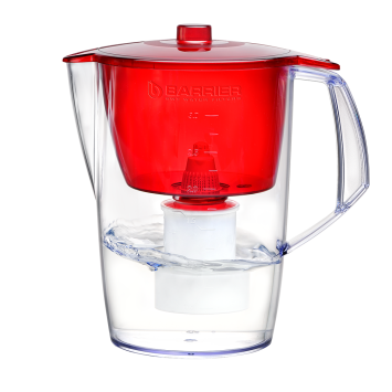 Фильтр-кувшин для очистки воды "БАРЬЕР Лайт" красный