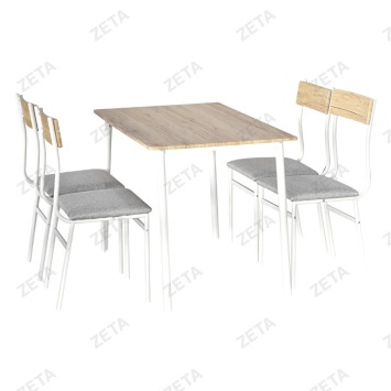 Столовый комплект 1+4 стула мод DS-2619 (ВИ)
