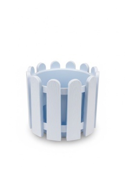 ГОРШОК ДЛЯ ЦВЕТОВ 14,1Л ПЛАСТИКОВЫЙ IS0401201 WHITE (Турция)