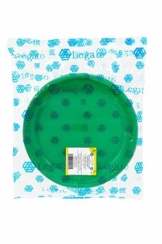 Тарелка дес., d 170мм, зелен., ПС 6 шт/уп