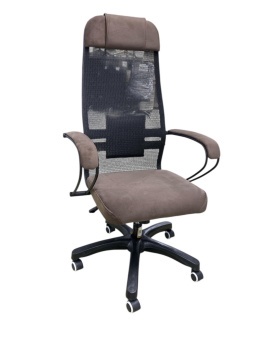 Кресло Сакура 3 (мет.каркас) сид.гоб.Stock,подл.металл.№11 с накл., крест.пл.d 700 м/п, кол JL