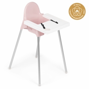 Стульчик для кормления (розовый) (уп.4) (Альтернатива РФ)