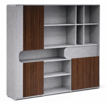 Шкаф 2400*400*2000 мод JZ-2420 цв. C108+C84 (ВИ)