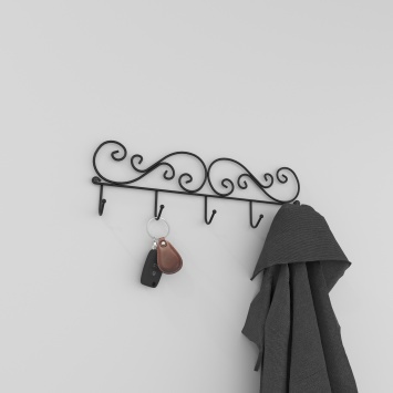 Вешалка "Кружева 5" (Черный)