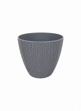 ГОРШОК ДЛЯ ЦВЕТОВ 1,4Л ПЛАСТИКОВЫЙ SML201102 ANTHRACITE (Турция)