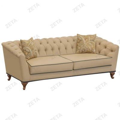 Диван Барселона "3" кзам PU/гоб.stock (Комфорт) 2280*880*600Н