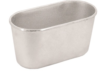 Хлебная форма алюм литая 22,5х12,2х11,5см овальная ТМ KUKMARA