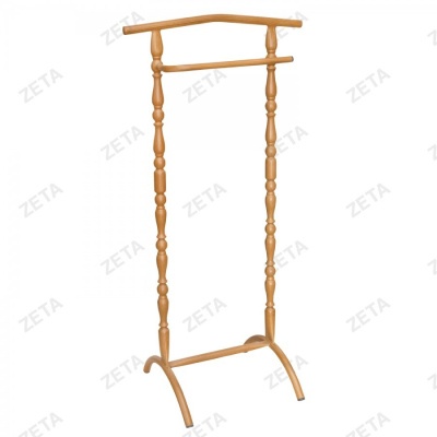 Вешалка напольная металл. с плечиками Дархан вальц.тр. цвет Орех