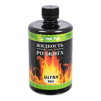 Hot Pot Жидкость для розжига 0,5л углеводородная ULTRA