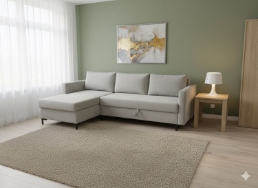 Диван Жан с/р "1угол2" кзам PU/гоб.stock (Эконом) + ящик 2400*1070*750Н