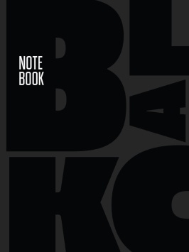 MyArt. БЛОКНОТ в линию Total Black. Black 1