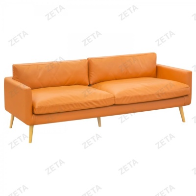 Диван Кингсли "3" кзам PU/ гоб.stock (Комфорт) 2100*770*740Н