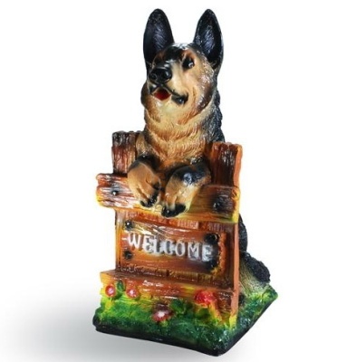 арт.111 Изделие из гипса "Собака у забора" (380*200мм) РФ