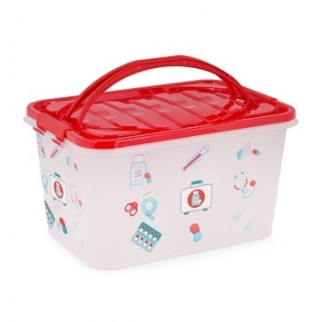 Контейнер "Доктор +" 15л прямоугольный (Альтернатива РФ)