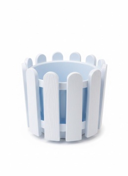 ГОРШОК ДЛЯ ЦВЕТОВ 6,6Л ПЛАСТИКОВЫЙ IS0301201 WHITE (Турция)