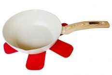 Сковорода а/пр глубокая 28см Cream Stone ТМ Appetite (Пилот МС)