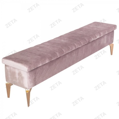 Банкетка с ящиком "Франс" (КУЛ) кзам PU/гоб.stock (Комфорт) 1750*360*290Н