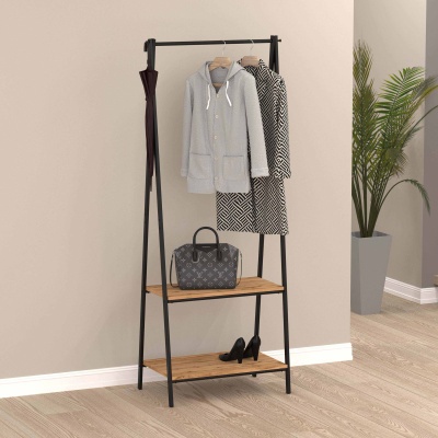 Вешалка гардеробная "Алабама 22" (ALABAMA 22 clothes rack) (Черный)