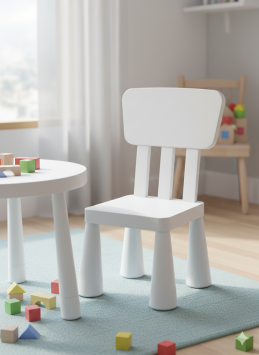 Стул пластиковый SFT-5802W (ВИ) белый