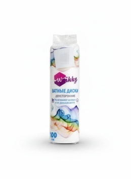 Ватные диски Wikky 100 шт