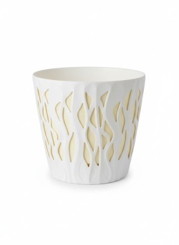 Горшок для цветов InGreen Winds D 340мм/40 л с дренажной вставкой 18,7л белоснежный жасмин