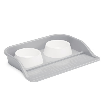 Набор ALTA c двумя мисками 0,3л для животных (на подставке) (бежевый) (Альтернатива РФ)