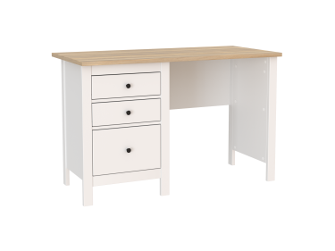 2.08.06.160.14 САГА стол письменный 120х56 белый/ясень