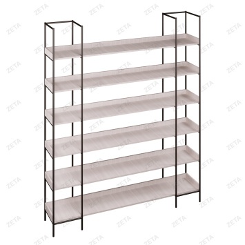 Стеллаж Юстас 6 полок 1800*350*2200 м/п краш.