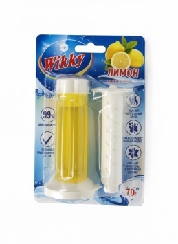Гелиевый стик для унитаза Wikky 1 шт 70 гр. "Лимон"