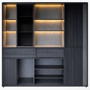 Шкаф 2400*400*2000 мод JZ-B2640 цв. C83+C84 (ВИ)