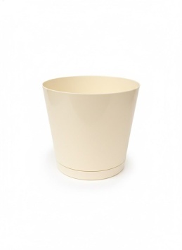 Горшок для цветов "Oregano" D160мм, 2л с прикорневым поливом (светло-бежевый)