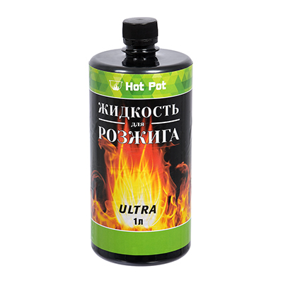Hot Pot Жидкость для розжига 1 л углеводородная ULTRA