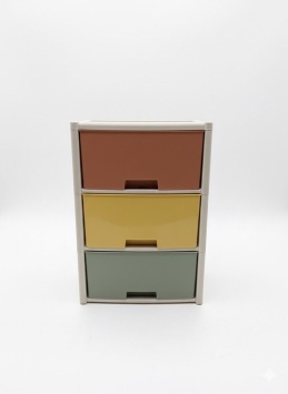 Комод "Колорит" 3-х секцион. (цветной)