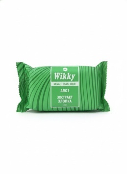 Мыло Wikky  "Алоэ и экстракт хлопка" 100гр
