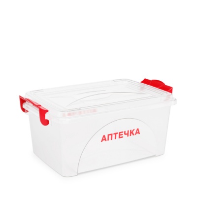 Контейнер "Аптечка" 4,5л прямоугольный (с ручками)