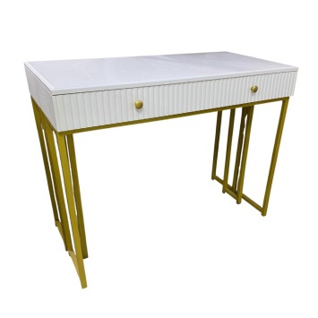 Стол трансформер консоль МДФ (белый) 3м