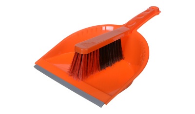 Щетка-сметка и совок с резинкой СТАНДАРТ (разн.цв) М 5173 (РФ)