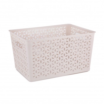 Корзина "Мираж" 380х285х210мм (бежевый) (уп.8) (Альтернатива РФ)